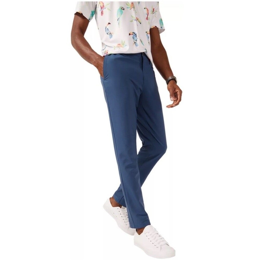 Chubbies Everywear Performance Pants Mens Medium Inseam 30 Blue Golfer Chino